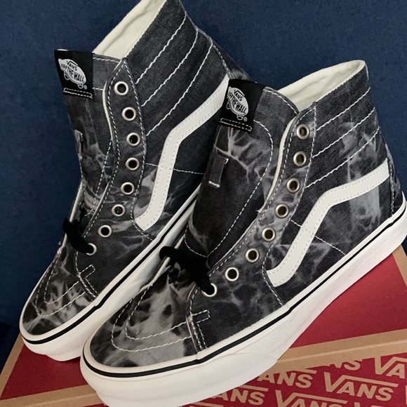 Vans Sk8-Hi Tapered Denim Destroy MENS - Picture 9 of 16